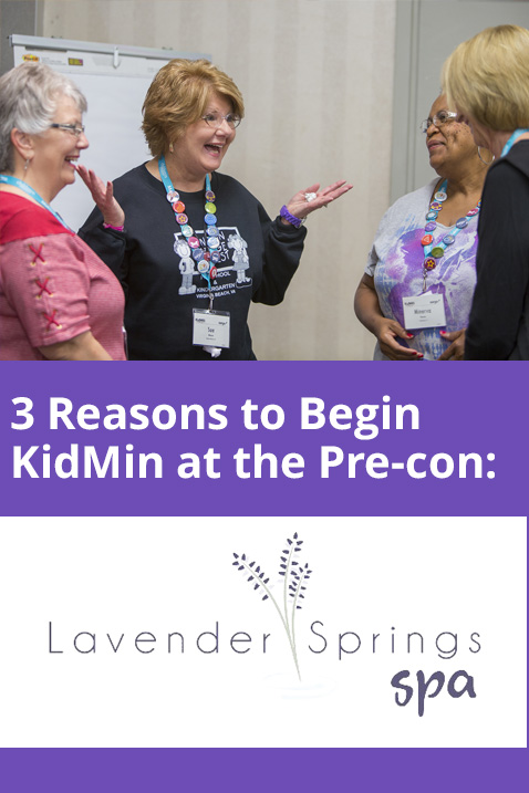 Attend this pre-conference session at the 2015 KidMin Conference to relax and make ever-lasting friends!....