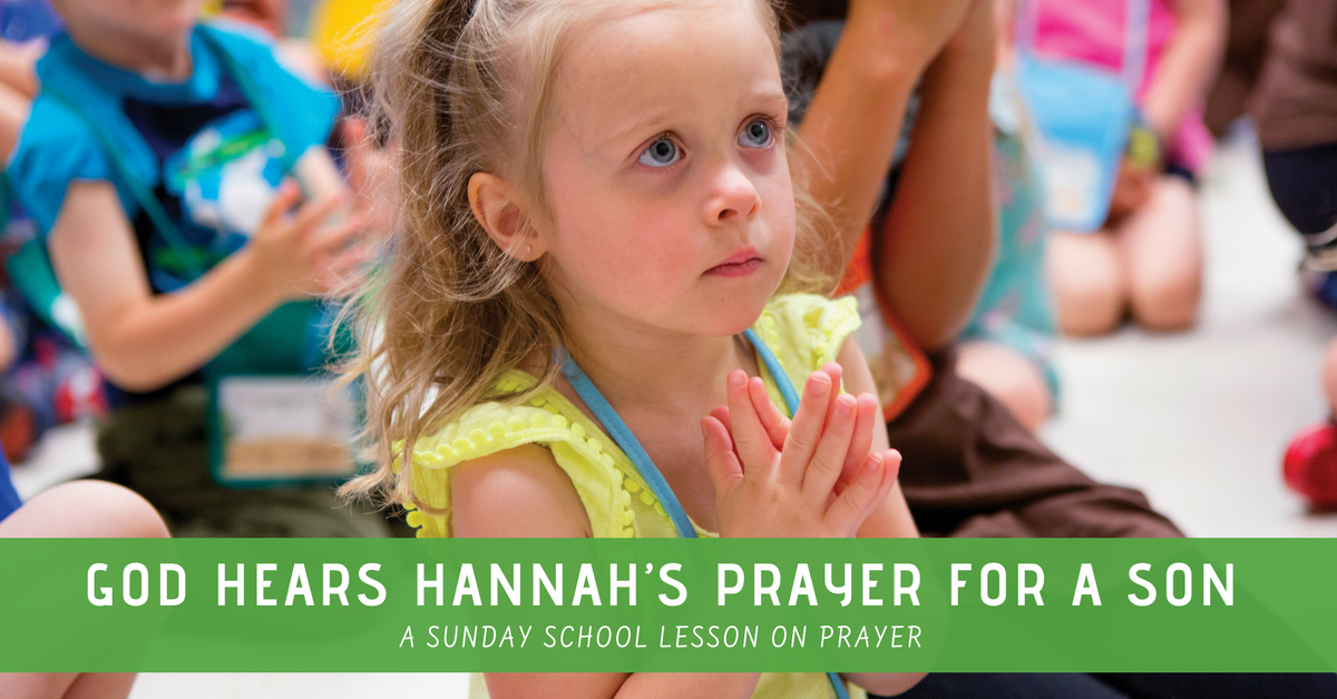 Sunday school lesson prayer